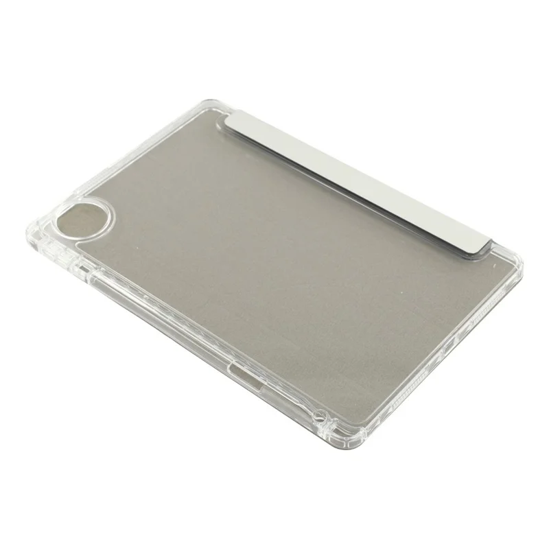 For Honor Pad 10 Case PU Leather Origami Stand Clear Tablet Cover - Grey