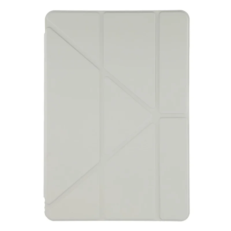 For Honor Pad 10 Case PU Leather Origami Stand Clear Tablet Cover - Grey