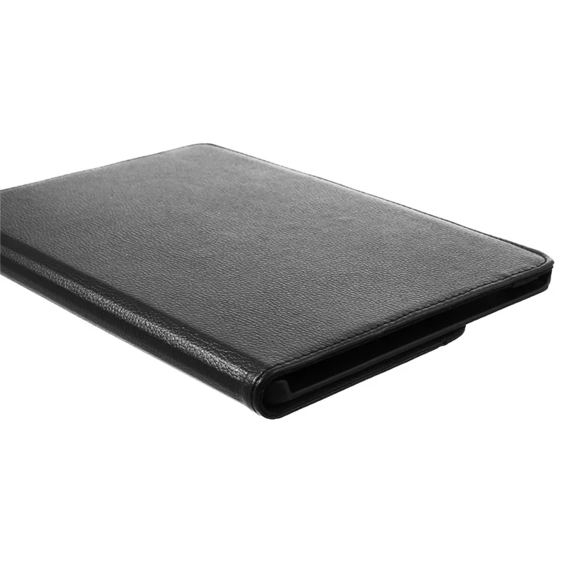 Para Lenovo Idea Tab Tablet TB336ZU, TB336FU / Xiaoxin Pad 11 2025 Capa com Suporte Giratório em Couro Sintético + Capa de Tablet em PC com Elástico - Preto