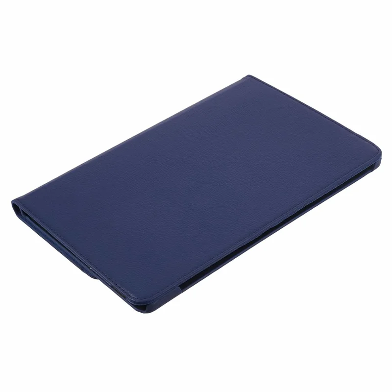 For Lenovo Tab K11 Gen 2 / Idea Tab / Xiaoxin Pad 11 2025 Case Rotating Stand PU Leather + PC Tablet Cover with Elastic Band - Dark Blue