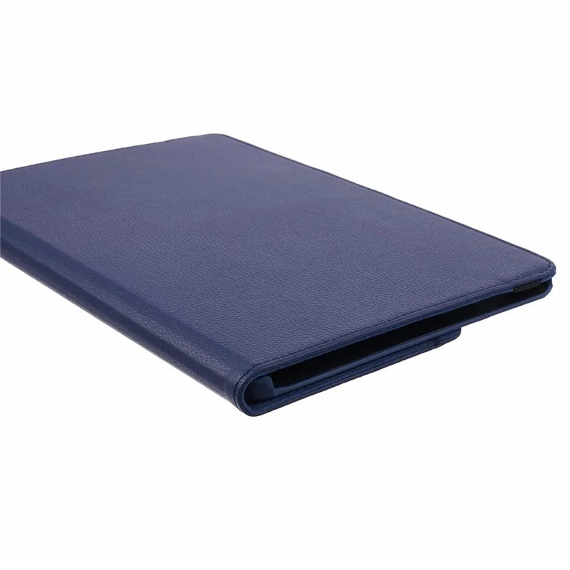 For Lenovo Tab K11 Gen 2 / Idea Tab / Xiaoxin Pad 11 2025 Case Rotating Stand PU Leather + PC Tablet Cover with Elastic Band - Dark Blue