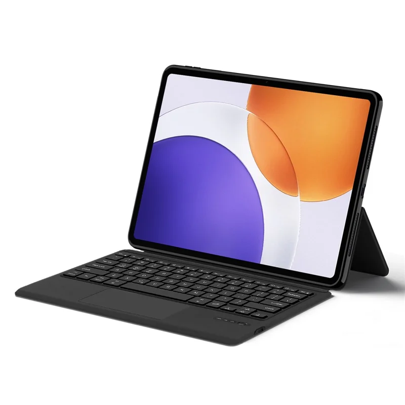 Für Xiaomi Pad 7S Pro 12,5 Lederhülle + Touchpad Bluetooth-kompatibler Tastatur mit Hintergrundbeleuchtung