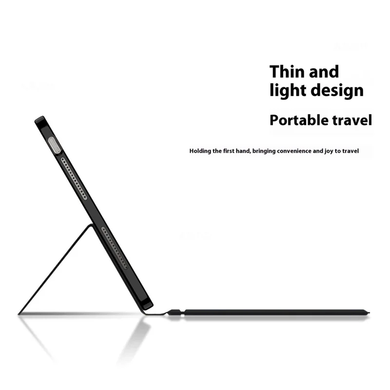Für Xiaomi Pad 7S Pro 12,5 Lederhülle + Touchpad Bluetooth-kompatibler Tastatur mit Hintergrundbeleuchtung