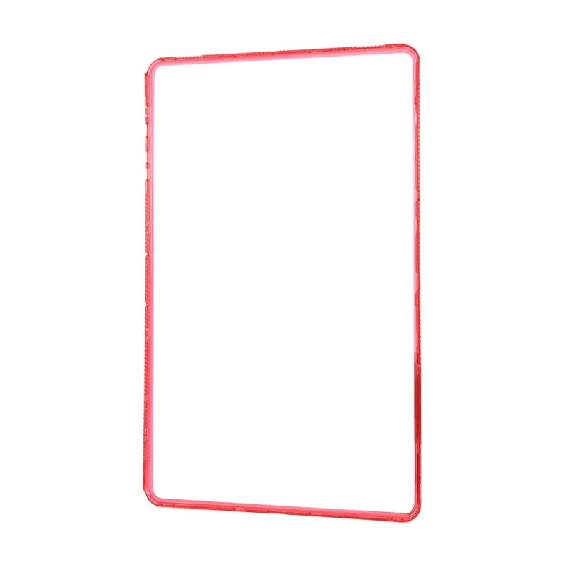 Für Samsung Galaxy Tab S9 Ultra Transparente Hülle 3-in-1 PC + TPU Stoßfeste Tablet-Schutzhülle - Rot