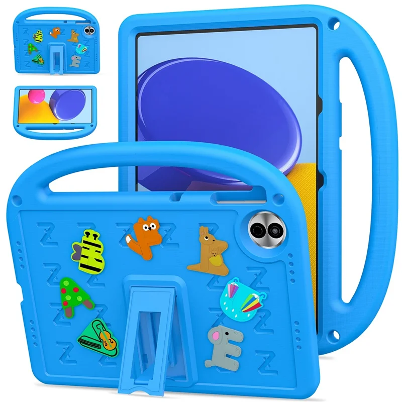 Étui avec support pour For Honor Pad 10 en EVA + PC, housse de protection pour tablette avec bandoulière - Bleu