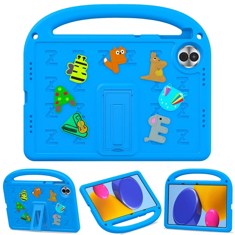 Étui avec support pour For Honor Pad 10 en EVA + PC, housse de protection pour tablette avec bandoulière - Bleu