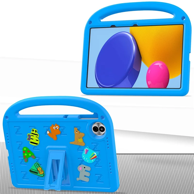 Étui avec support pour For Honor Pad 10 en EVA + PC, housse de protection pour tablette avec bandoulière - Bleu