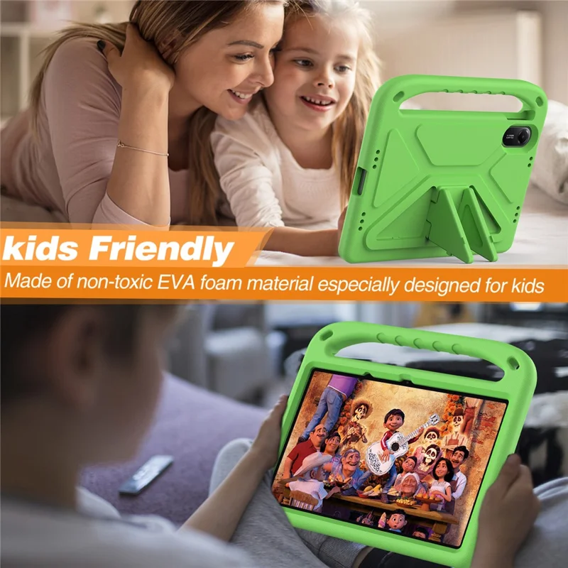 For Xiaomi Redmi Pad 2 Case Hand Grip Kickstand Tablet EVA Cover - Green