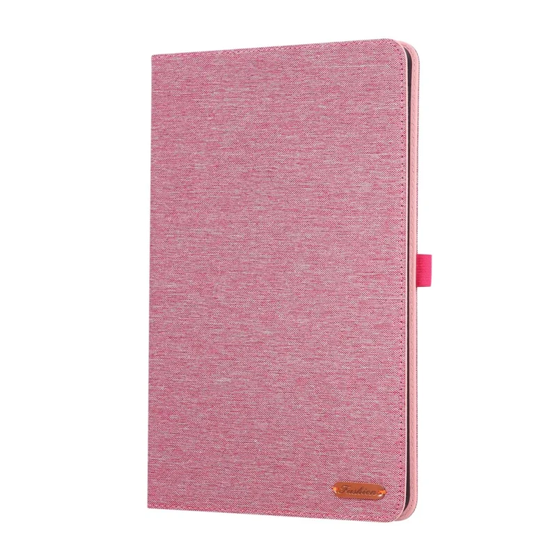 Étui pour tablette For Honor Pad 10 avec support, porte-cartes, texture tissu, housse en cuir - Rose