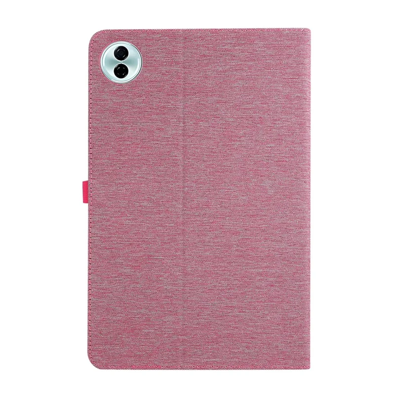 Étui pour tablette For Honor Pad 10 avec support, porte-cartes, texture tissu, housse en cuir - Rose