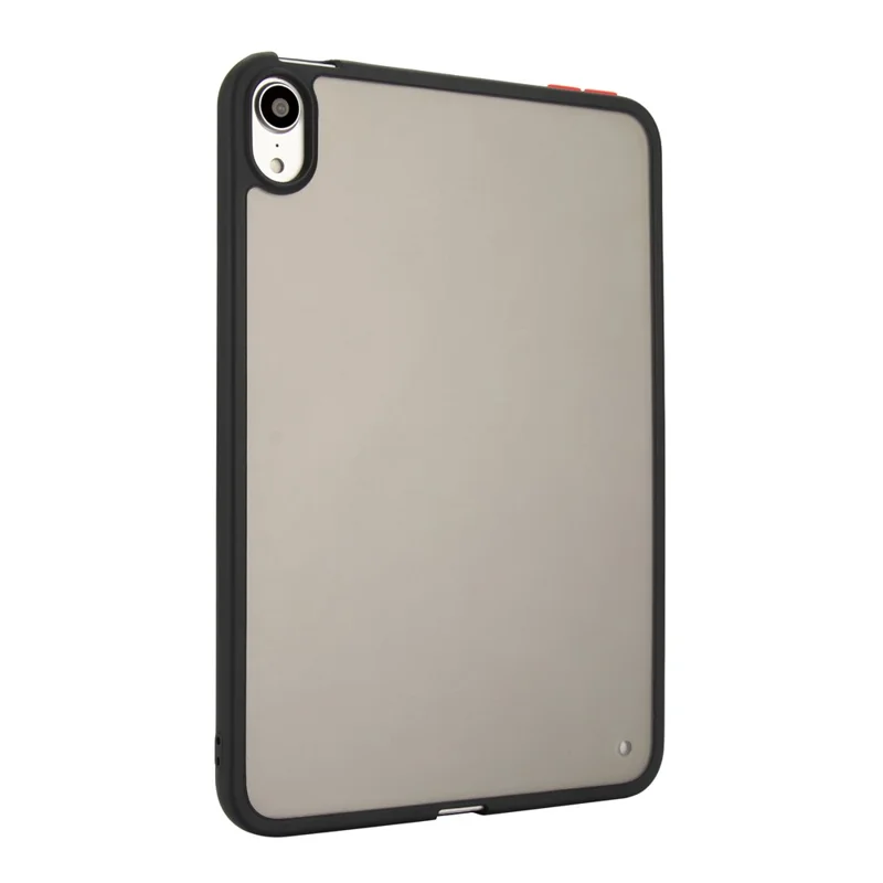 For iPad mini (2024)  /  (2021) Case Skin Touch Matte Acrylic TPU Shockproof Tablet Cover - Black