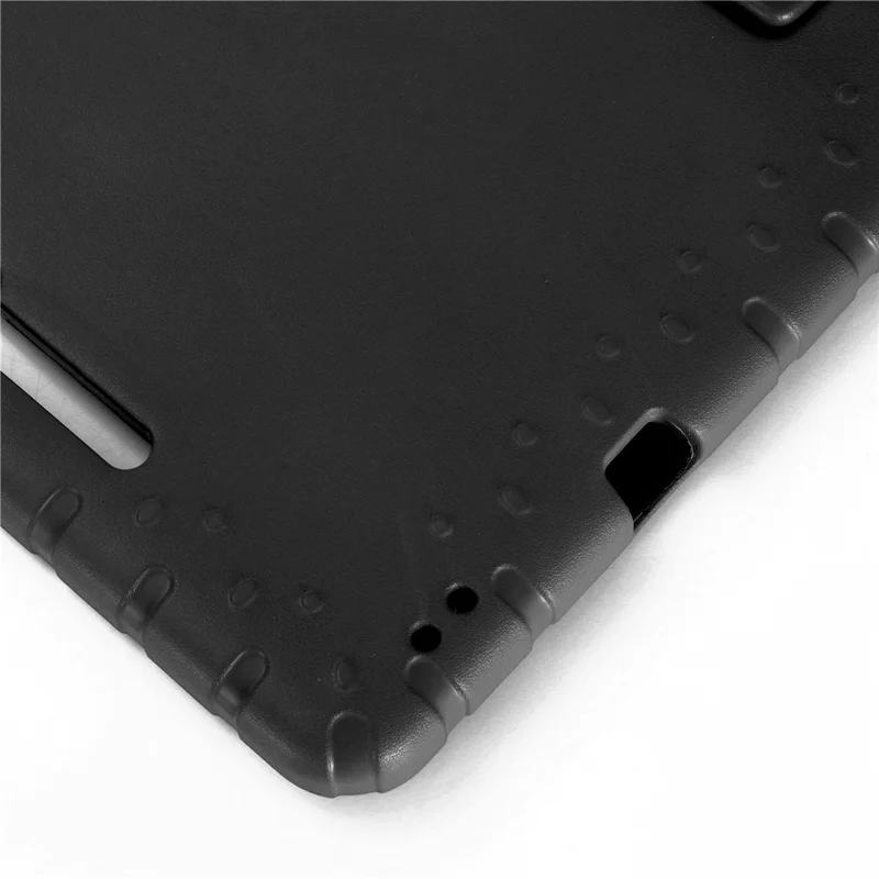 For Samsung Galaxy Tab S10 FE+ EVA Case Kids-Friendly Handle Tablet Cover with Kickstand - Black