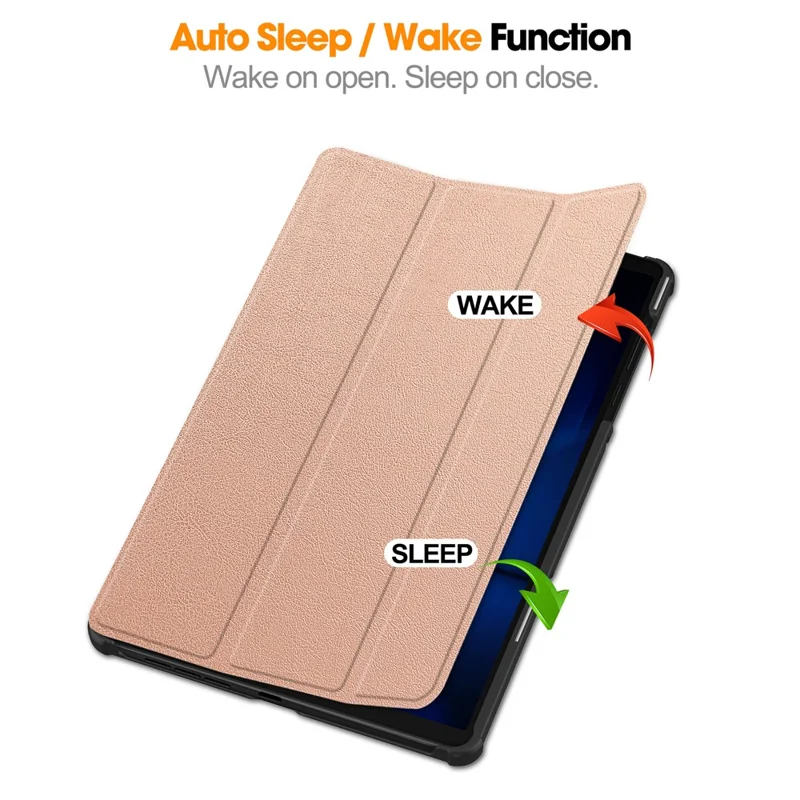 For Lenovo Legion Y700 Gen 4 Case Anti-Drop Leather Stand Tablet Cover - Rose Gold