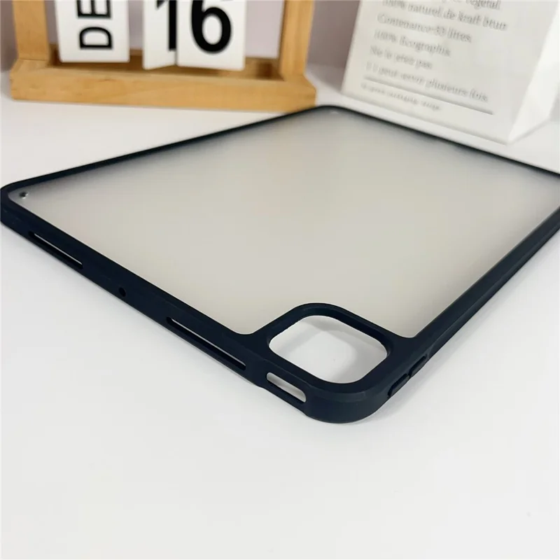 Funda para iPad Pro 11 (2024) de TPU + Acrílico + PC Mate Antigolpes - Negro