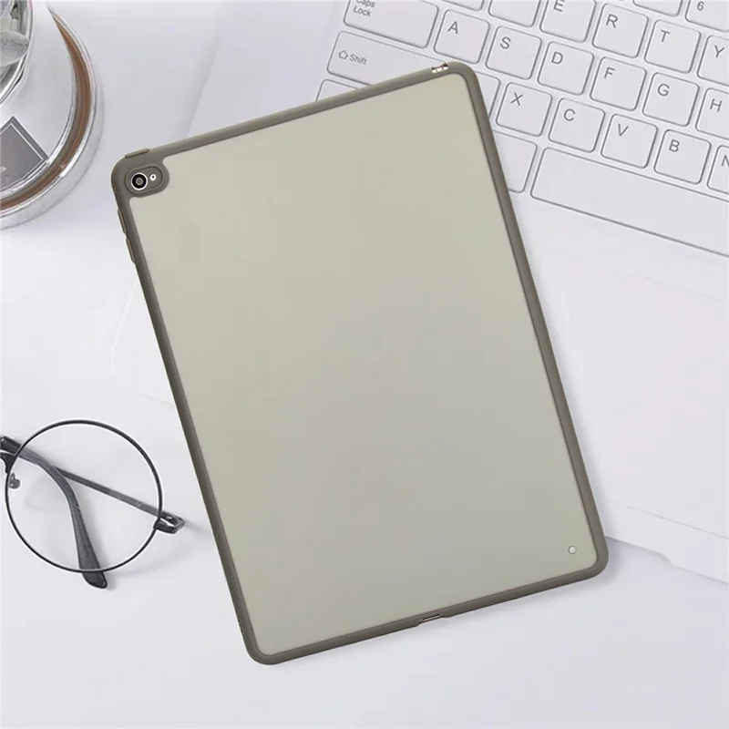 Folia na iPad Air 2, Matowa Powłoka z Akrylu i TPU, Odporna na Upadki, w Kolorze Szarym