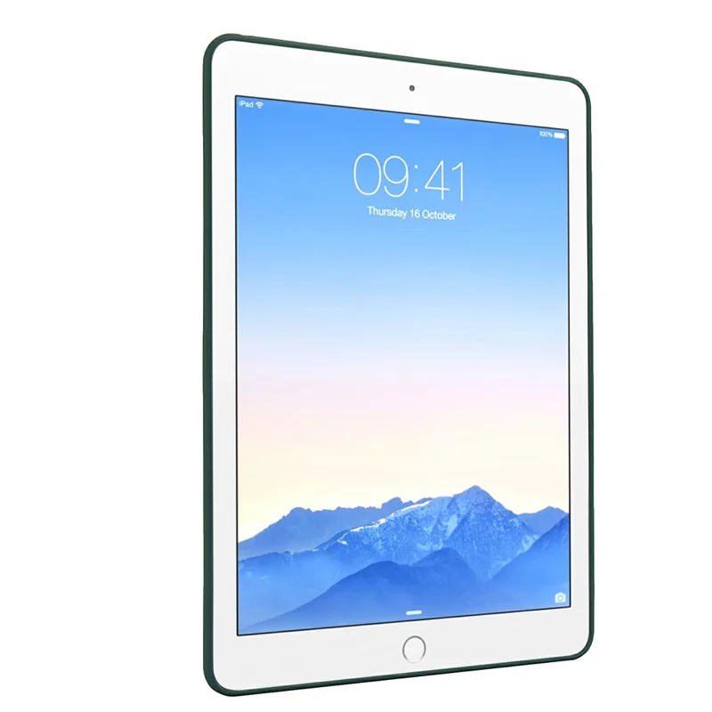 Für iPad Air 2 Hülle Skin Touch Matt Acryl TPU stoßfest Tablet Cover - Grün