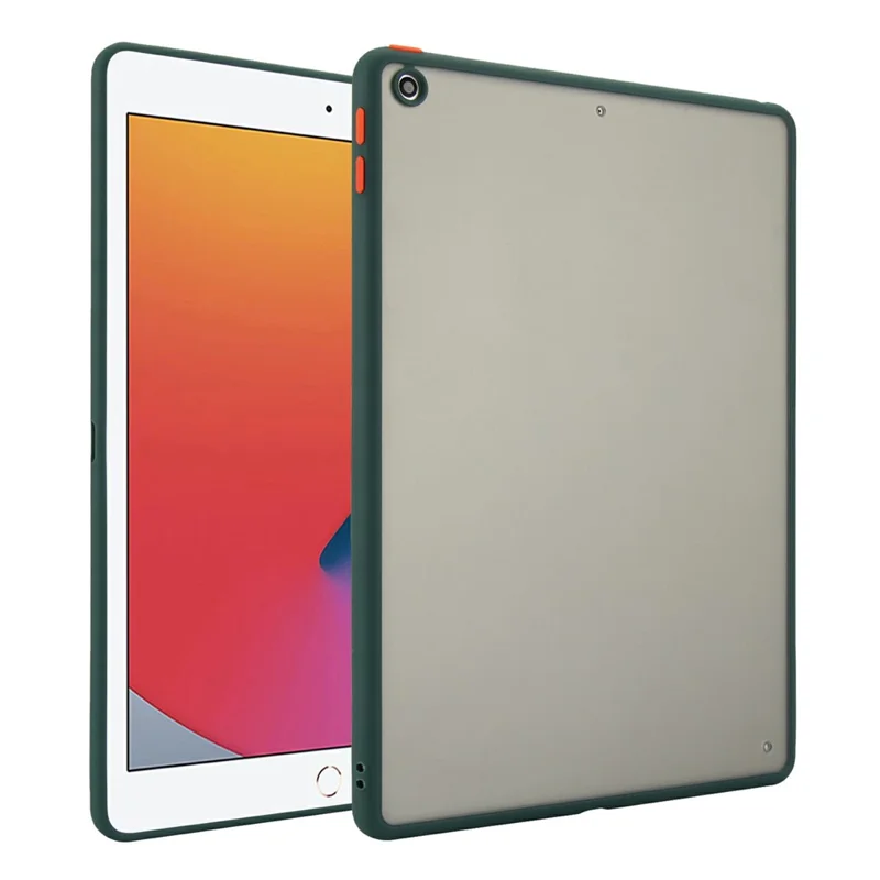 Funda para iPad de 9,7 pulgadas (2018) / (2017) Carcasa Skin Táctil Mate Acrílico TPU Antigolpes - Verde