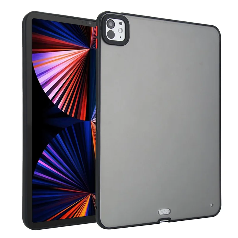 Funda para iPad Pro 13 (2024) Piel Táctil Mate Acrílica TPU a Prueba de Golpes - Negro