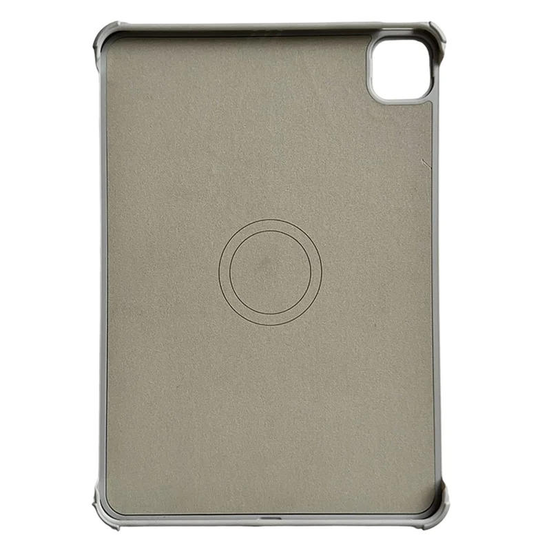 For iPad Pro 11 (2025) / 11 (2024) Magnetic Case Borderless Carbon Fiber Acrylic Tablet Cover - Grey