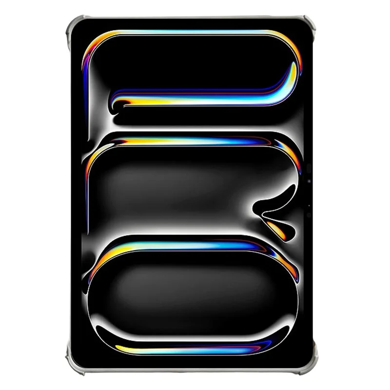 For iPad Pro 11 (2025) / 11 (2024) Magnetic Case Borderless Carbon Fiber Acrylic Tablet Cover - Grey