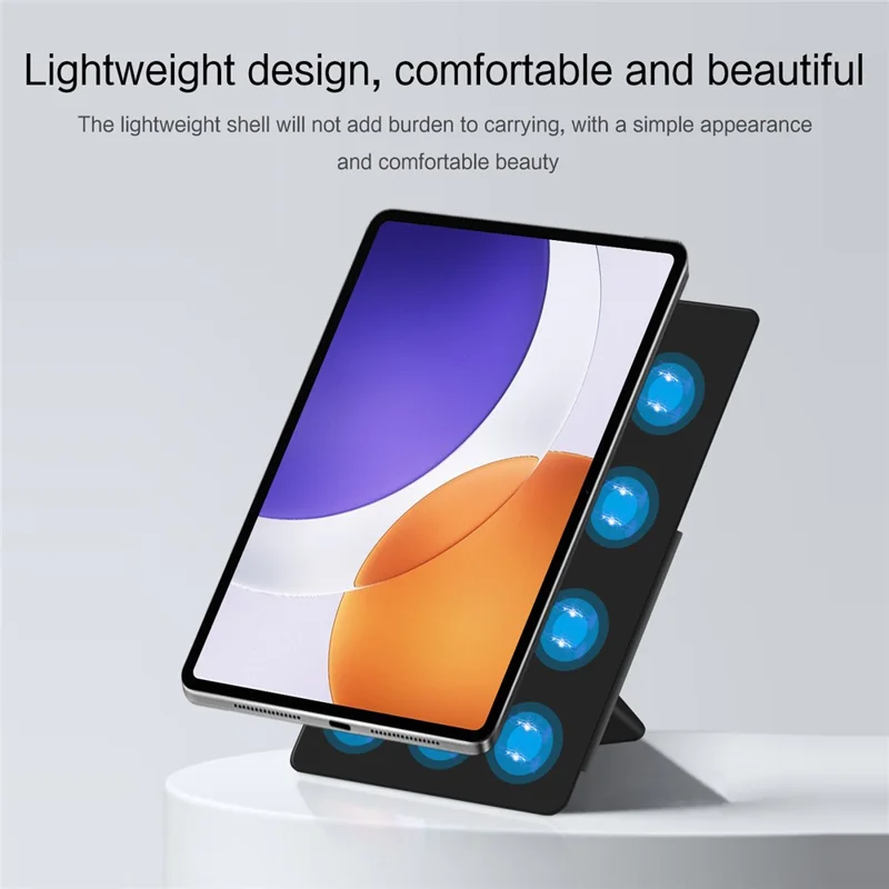 Funda de cuero con soporte magnético para Xiaomi Pad 7S Pro 12.5 Cubierta de tableta con activación / suspensión automática