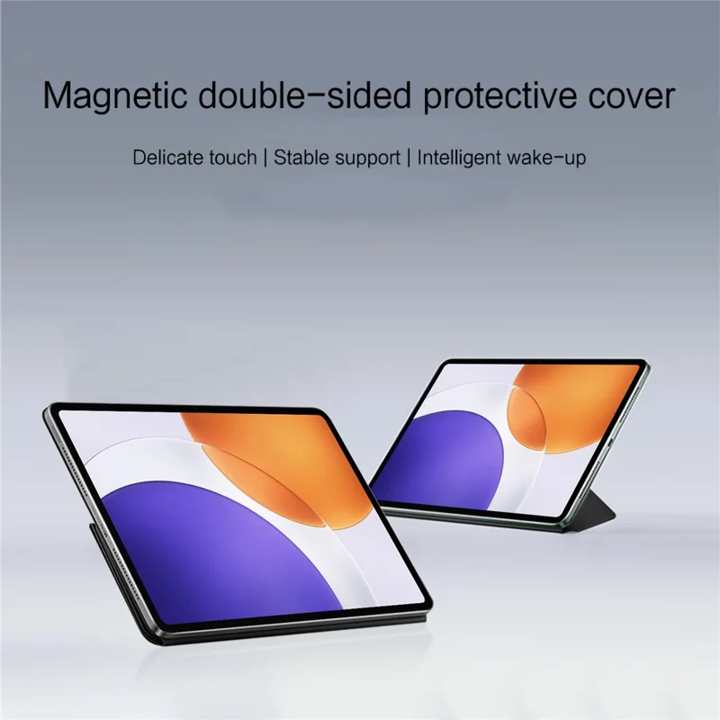 Funda de cuero con soporte magnético para Xiaomi Pad 7S Pro 12.5 Cubierta de tableta con activación / suspensión automática
