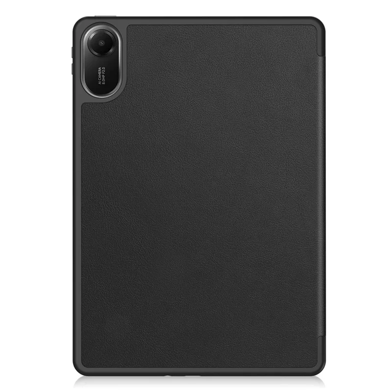 Capa para Xiaomi Redmi Pad 2 com Suporte - Couro à Prova de Choque com Compartimento para Caneta - Preto