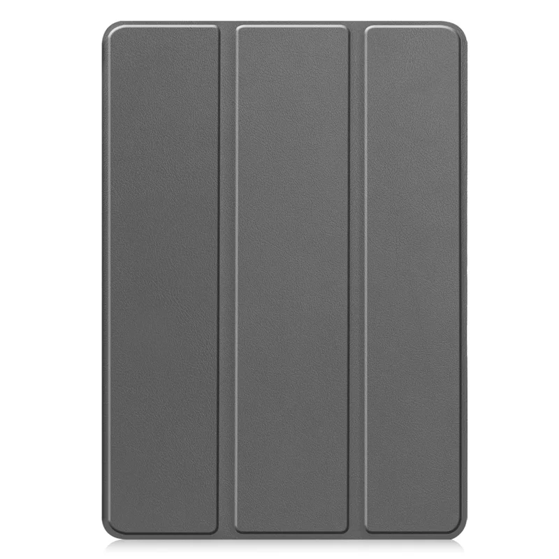 For Xiaomi Redmi Pad 2 Stand Case Shock-Absorbent Leather Tablet Cover with Pen Slot - Grey