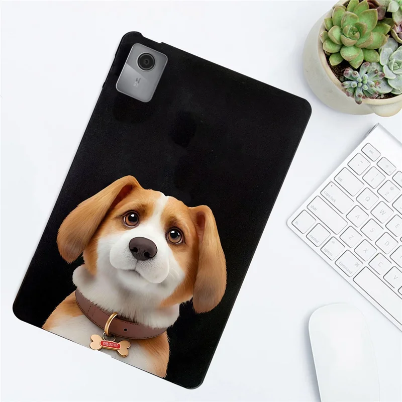 For Lenovo Idea Tab (TB336ZU / TB336FU)  /  Xiaoxin Pad 11 2025 Case Pattern Printing Slim TPU Tablet Protective Cover - Harrier Beagle