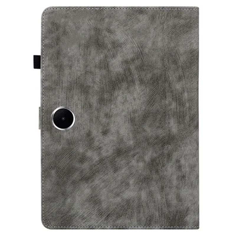 Cover per Oppo Pad SE con Stampa Tigre Antigraffio in Pelle PU - Grigio