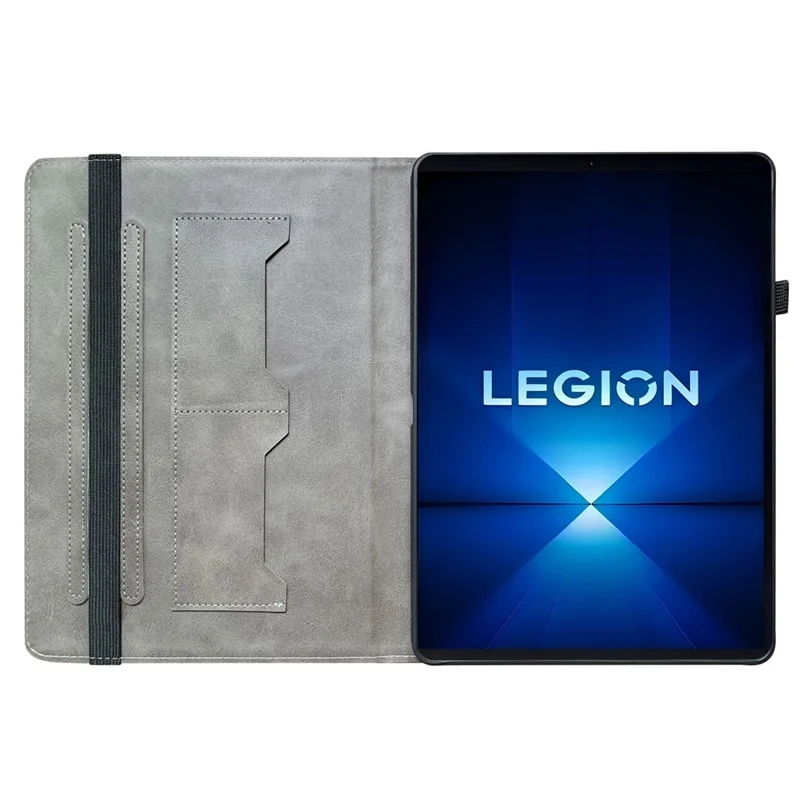 Per Lenovo Legion Y700 Gen 4 Cover in Pelle con Stampa a Motivo con Supporto e Slot per Carte - Fiore di Pruno