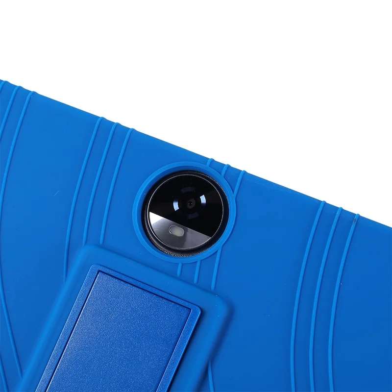 For TUOHAITIME C5 Silicone Case with Kickstand Rugged Protective Cover - Dark Blue