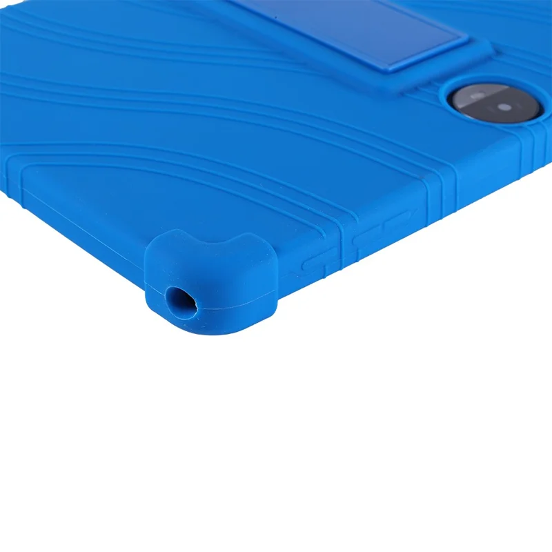 For TUOHAITIME C5 Silicone Case with Kickstand Rugged Protective Cover - Dark Blue