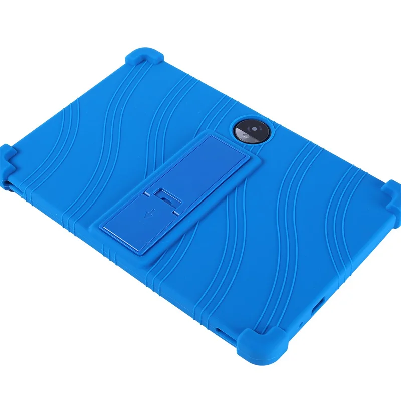 For TUOHAITIME C5 Silicone Case with Kickstand Rugged Protective Cover - Dark Blue