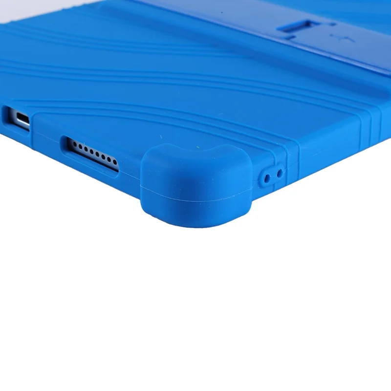 For Xiaomi Redmi Pad 2 Silicone Case with Kickstand Rugged Protective Cover - Dark Blue