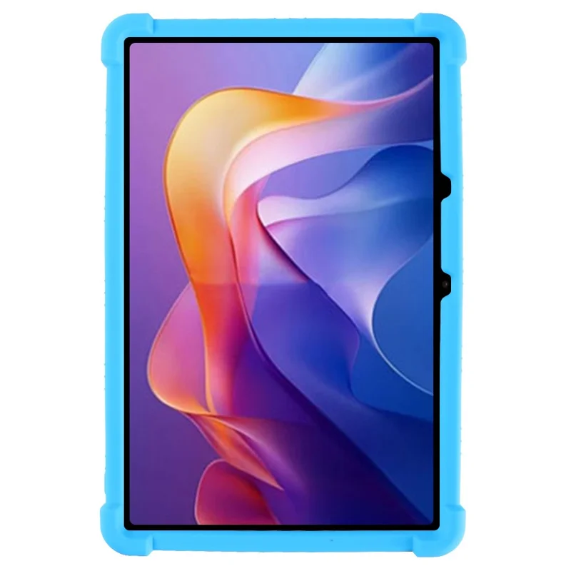 For Xiaomi Redmi Pad 2 Silicone Case with Kickstand Rugged Protective Cover - Baby Blue