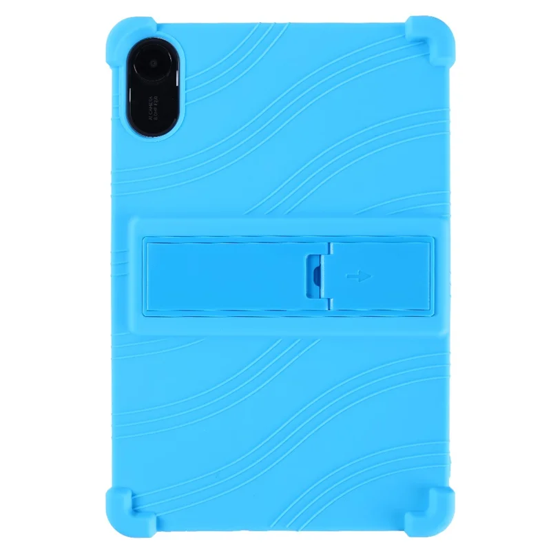For Xiaomi Redmi Pad 2 Silicone Case with Kickstand Rugged Protective Cover - Baby Blue