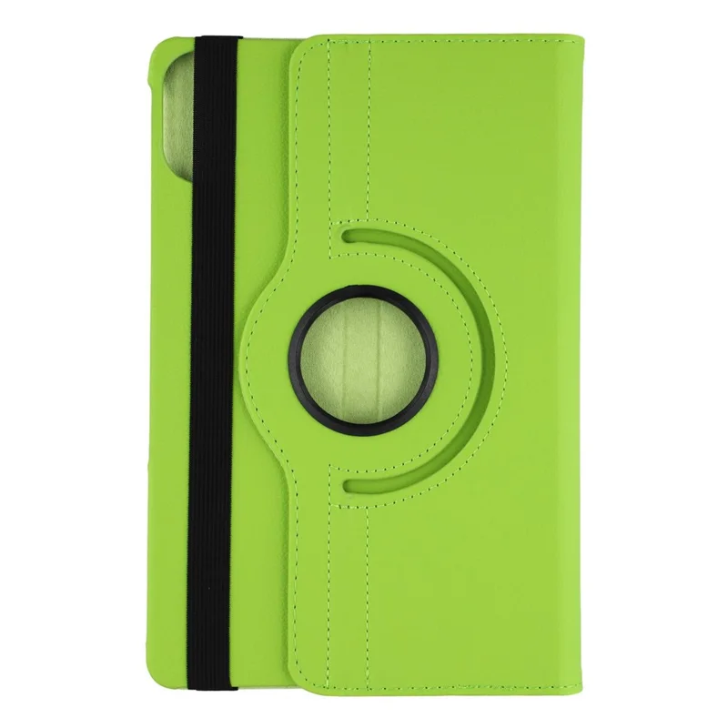 Capa para Xiaomi Redmi Pad 2 com Suporte Giratório em Couro PU + PC com Faixa Elástica - Verde