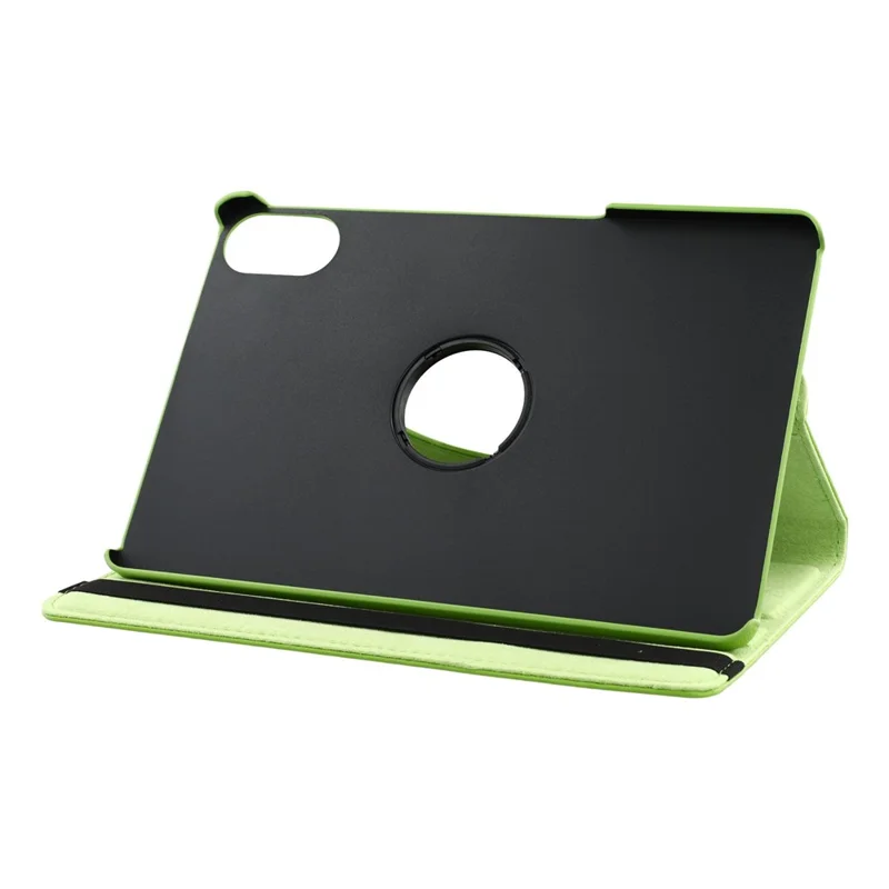 Capa para Xiaomi Redmi Pad 2 com Suporte Giratório em Couro PU + PC com Faixa Elástica - Verde