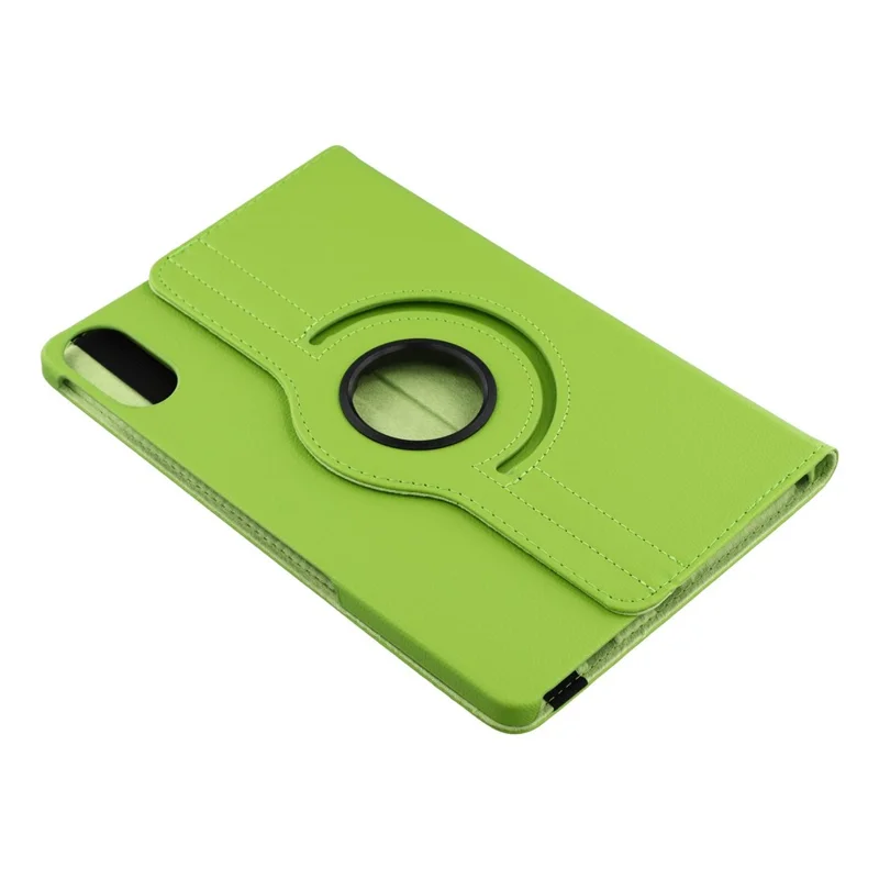 Capa para Xiaomi Redmi Pad 2 com Suporte Giratório em Couro PU + PC com Faixa Elástica - Verde