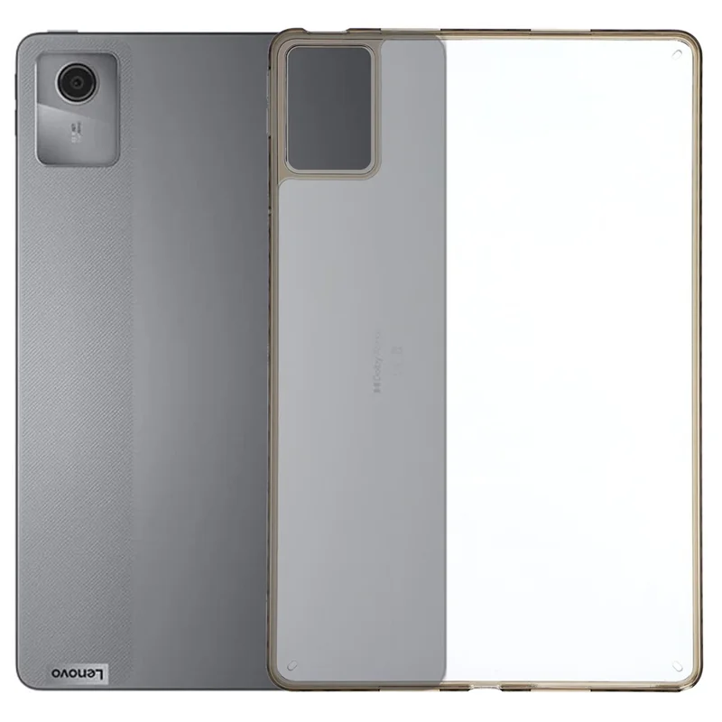 For Lenovo Xiaoxin Pad 11 2025 / Idea Tab Case Flexible TPU + Acrylic Tablet Shockproof Protective Cover - Grey
