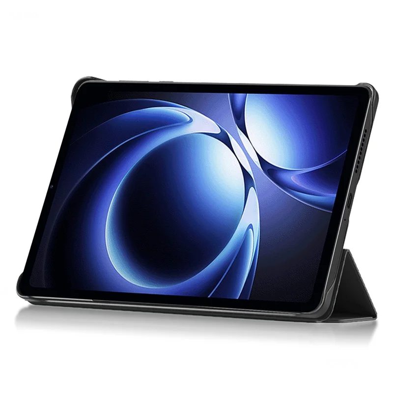 Cover per Tablet Xiaomi Redmi K Pad - Custodia Pieghevole in Pelle e PC con Supporto, Retro Traforato e Funzione Auto Accensione/Spegnimento