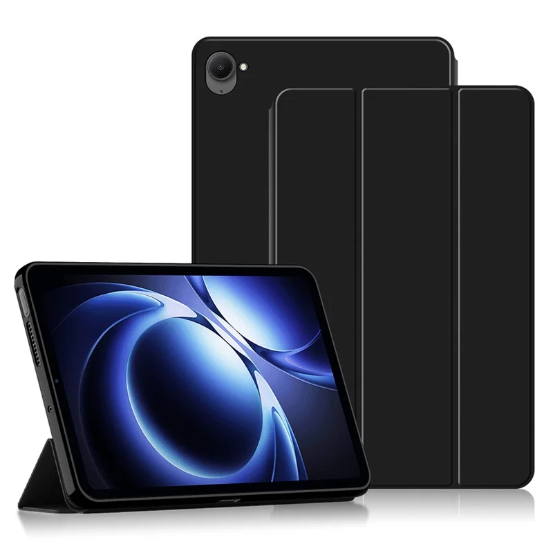 Funda de Cuero Sintético para Tablet Xiaomi Redmi K Pad con Soporte Tríptico y Contraportada de TPU