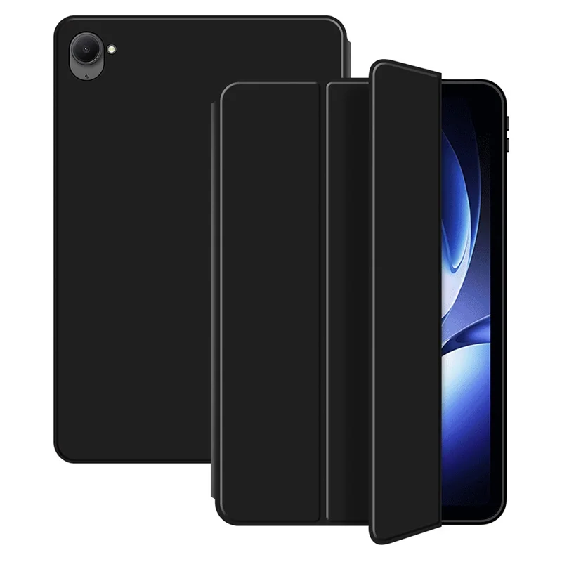 Funda de Cuero Sintético para Tablet Xiaomi Redmi K Pad con Soporte Tríptico y Contraportada de TPU