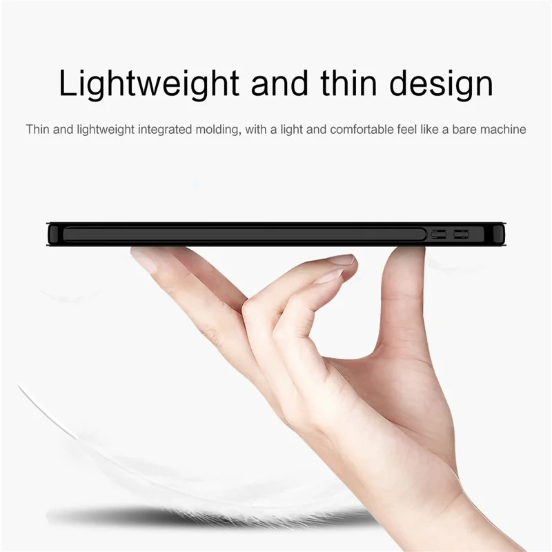 Funda de Cuero Sintético para Tablet Xiaomi Redmi K Pad con Soporte Tríptico y Contraportada de TPU