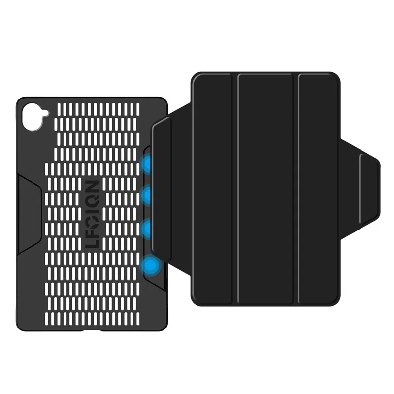 Pour Xiaomi Redmi K Pad Étui Support en Cuir PU Magnétique Détachable - Noir