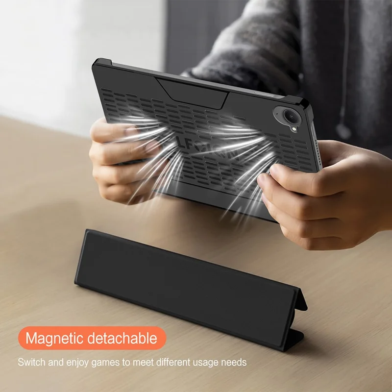 Pour Xiaomi Redmi K Pad Étui Support en Cuir PU Magnétique Détachable - Noir
