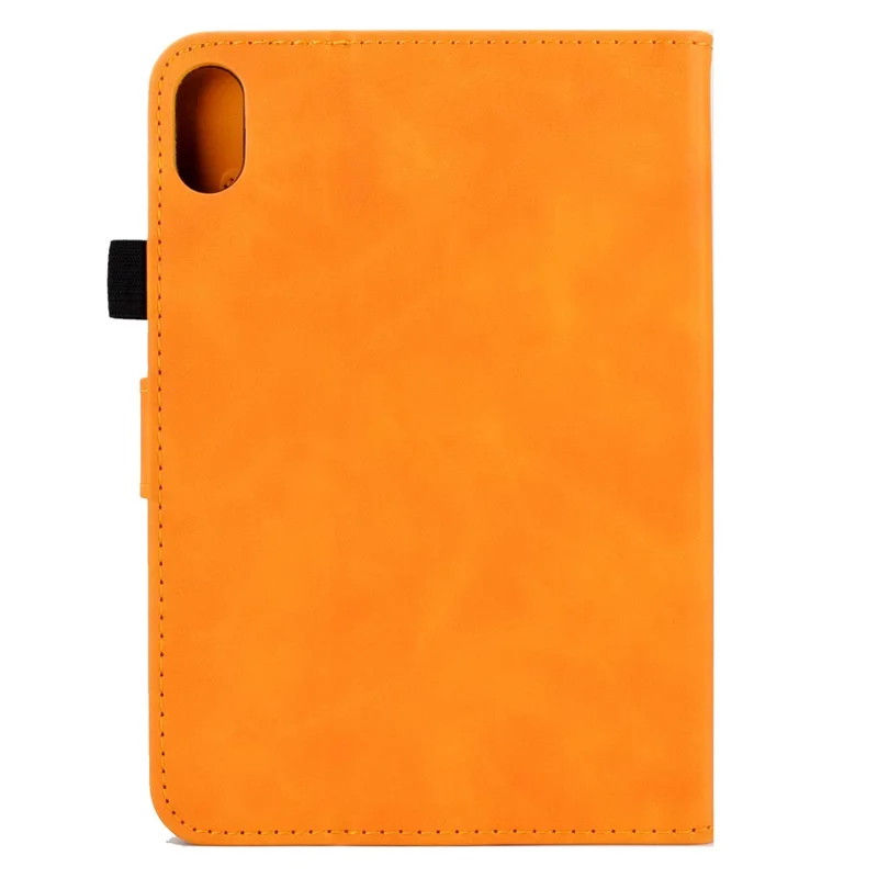 Funda para Xiaomi Redmi Pad 2 con Mariposas y Flores, Ranuras para Tarjetas, Cubierta de Cuero - Color Caqui