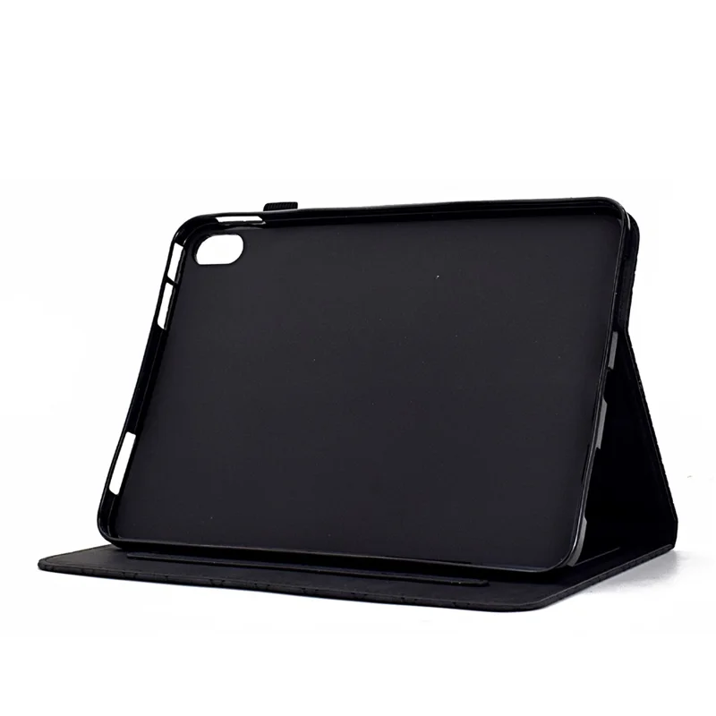 Pour Xiaomi Redmi Pad 2 Étui avec Emplacements pour Cartes Support Losange Mise en Veille/Réveil Automatique Housse en Cuir - Noir