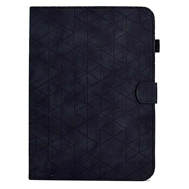 Pour Xiaomi Redmi Pad 2 Étui avec Emplacements pour Cartes Support Losange Mise en Veille/Réveil Automatique Housse en Cuir - Noir